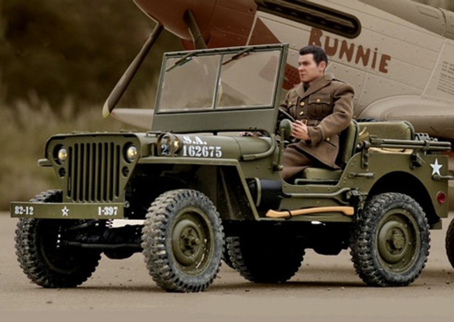 Off-Road | Cars/Tanks RocHobby Rochobby 1/6 1941 Military Mb Scaler Rtr - No Charger And Battery