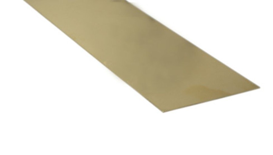 Brass | Accessories K&S Brass Strip - 2" Wide, 0.064" Thick, 12" Long #8249