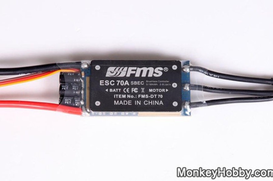 Air | Electronics FMS Fms-Esc-70A 5A Sbec(200Mm Length Cable)