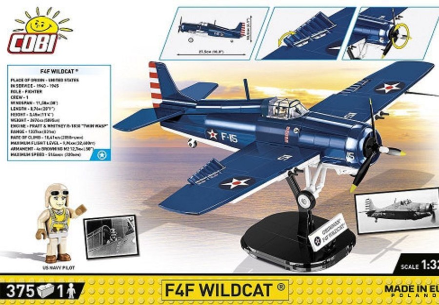 Model & Die-Cast Cobi Cobi-5731 | Hc Wwii /5731/ F4F Wildcat-Northrop Grumman