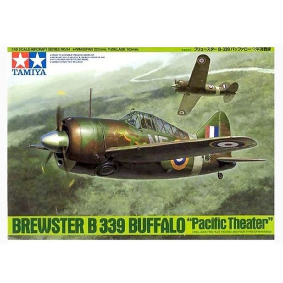 Aircraft | Model & Die-Cast Tamiya Tamiya 1/48 Aircraft Brewster B-339 Buffalo "Pacific Theater"No.94 [61094]