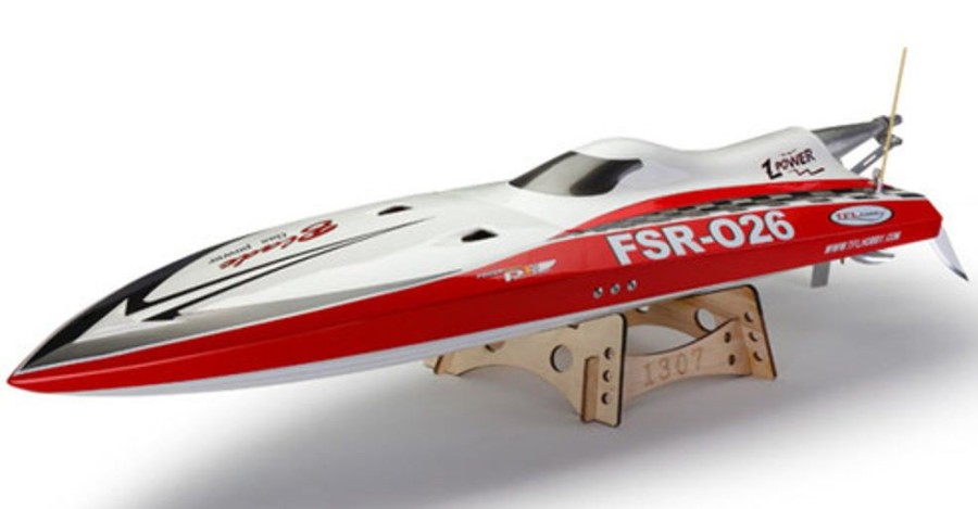 Boats TFL Tfl Blade Rocket Fiberglass Gasoline Racing Boat With 30Cc Gasoline Engine