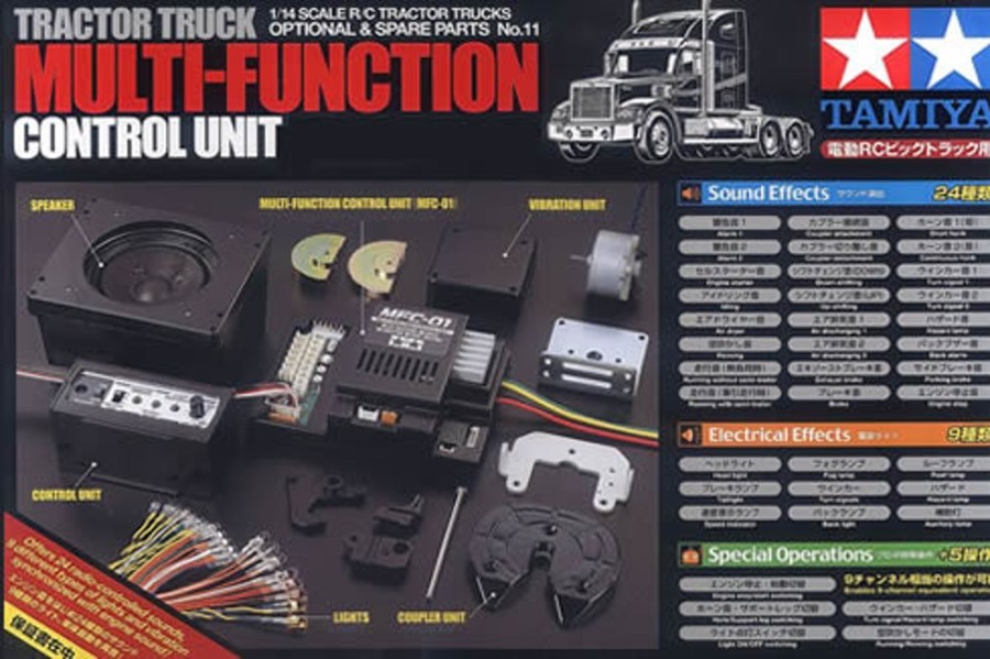 Cars/Tanks Tamiya Tamiya #56511 - 1/14 R/C Tractor Truck Multi-Function Control Unit Mfc-01 (Mfu) [56511]