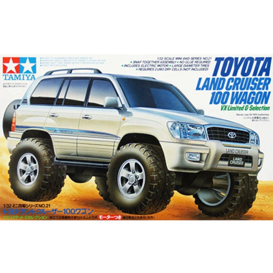 Cars/Tanks Tamiya Tamiya - 1/32 Jr Toyota Land Cruiser 100 Wagon Vx-Limited G-Selection [19021]