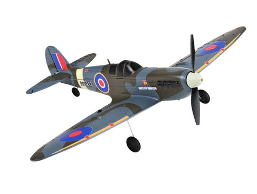 Planes Top RC Top Rc Hobby Top098B01 Mini Spitfire 450Mm Rc Warbird Airplane Rtf