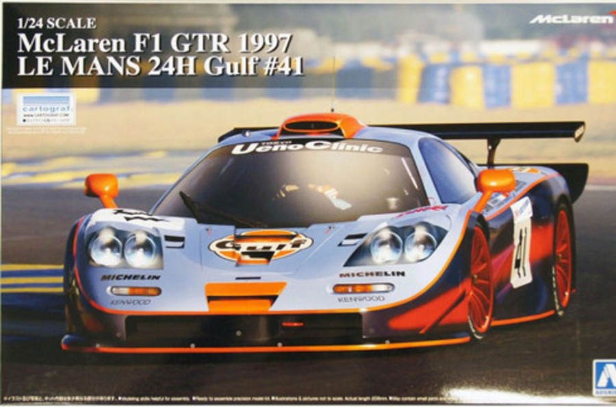 Cars | Model & Die-Cast Aoshima Aoshima Mclaren F1 Gtr 1997 Le Mans 24H Gulf #41 1/24 Scale Kit