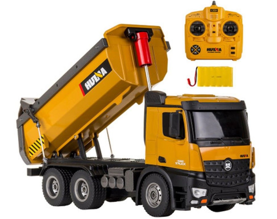 Cars/Tanks Huina Hui Na 1573 1/14 Die-Cast Remote Control Dump Truck