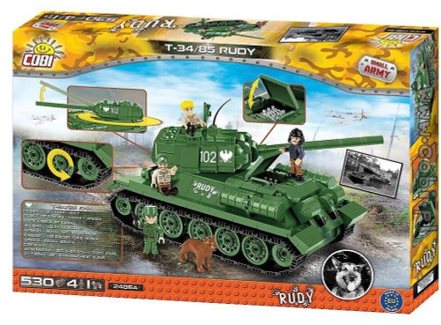 Model & Die-Cast Cobi T34/85 Rudy 530Pcs