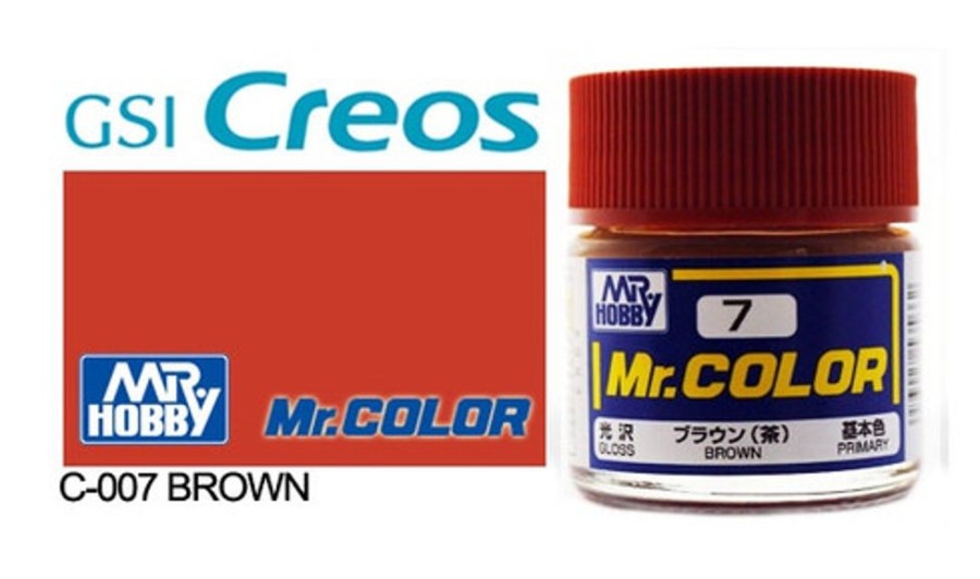 Mr. Hobby Paint | Accessories Mr Hobby Gunze - C007 Mr Color Gloss Brown