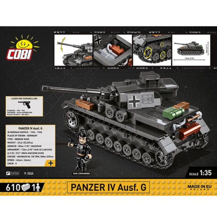 Model & Die-Cast Cobi Cobi-3045 | Coh 3 /3045/ Panzer Iv Ausf.G 606 Pcs