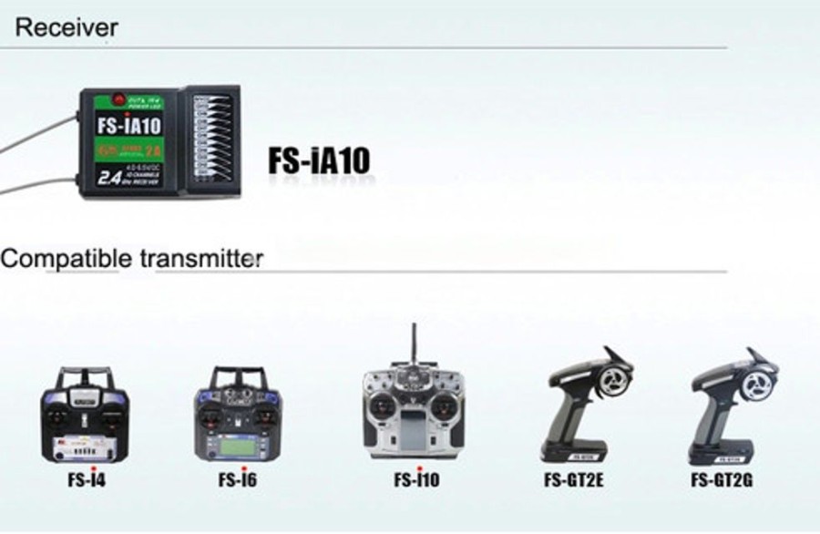 Flysky | Electronics FlySky Flysky Ia10B 10Ch Receiver Ppm Output Compatible For I6 I10 I6S Th9X Gt3C It4S I6X Transmitter