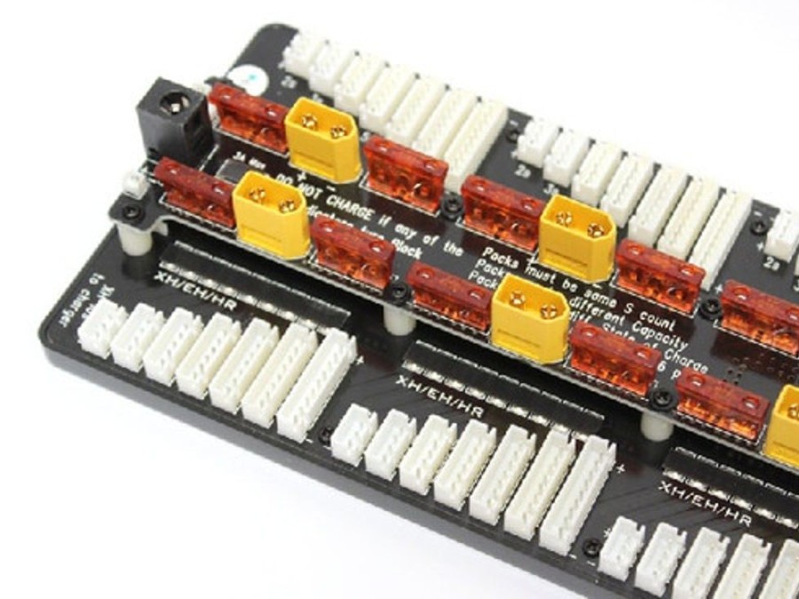 Charging Cables | Batt/Charger Fuse Safe 40A Parallel Charge Board For 6 Packs 2-8S Xt60 Connector