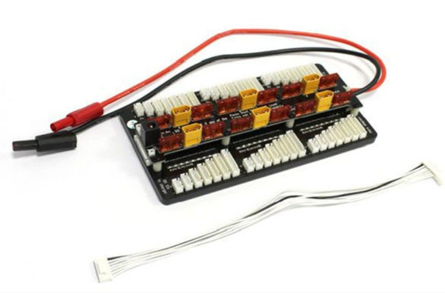 Charging Cables | Batt/Charger Fuse Safe 40A Parallel Charge Board For 6 Packs 2-8S Xt60 Connector