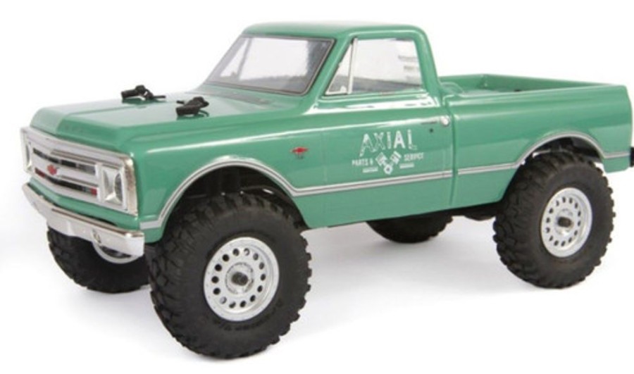 Cars/Tanks Horizon hobby 1/24 Scx24 1967 Chevrolet C10 4Wd Truck Brushed Rtr, Green By Axial