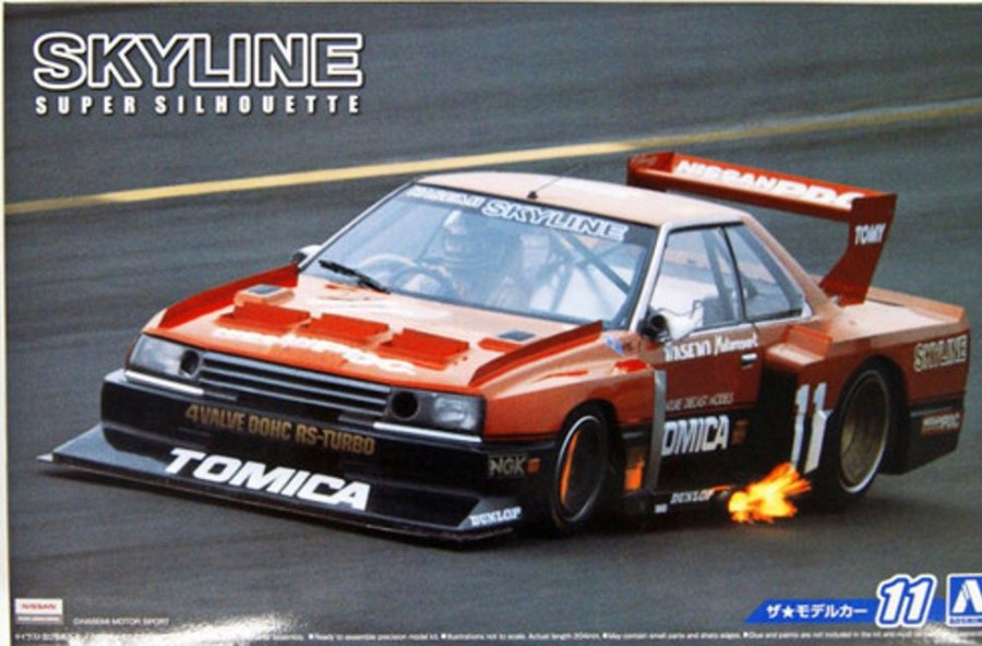 Cars | Model & Die-Cast Aoshima Aoshima The Model Car 11 Nissan Kdr30 Skyline Super Silhouette '82 1/24