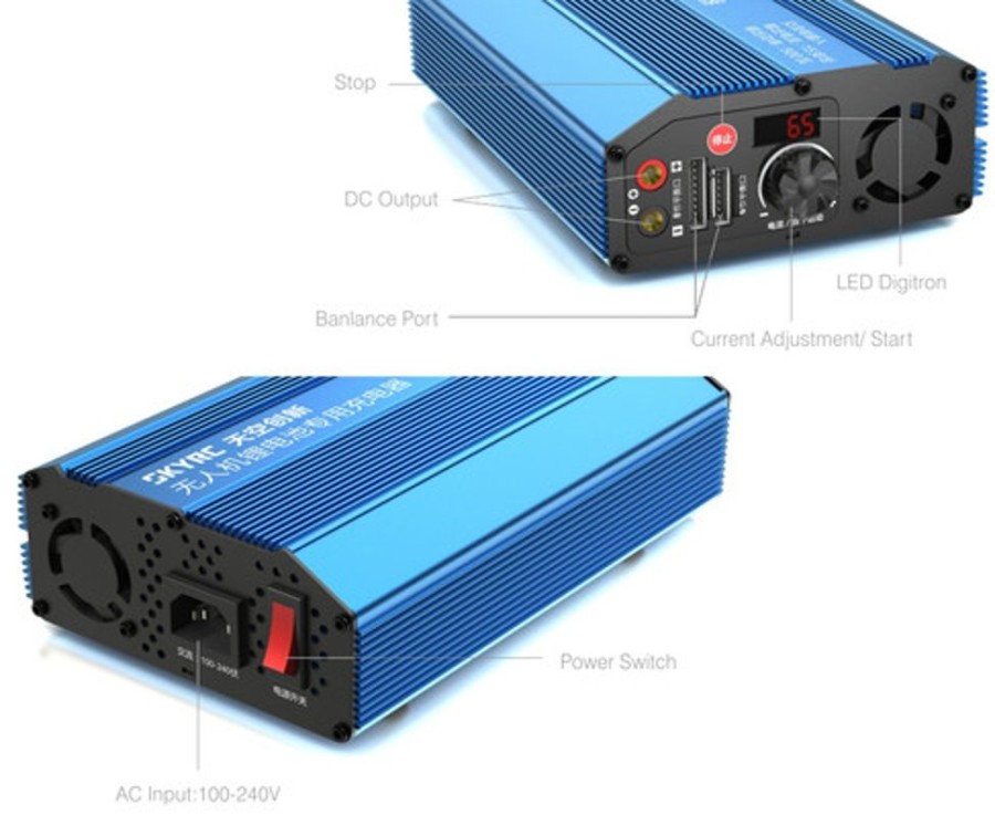 Multi Function Charger | Batt/Charger SkyRC Lipo Charger For Drone 500W ( Dc-Ac) - Professional