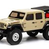 Cars/Tanks Axial Axial 1/24 Scx24 Jeep Jt Gladiator 4Wd Rock Crawler Brushed Rtr (Beige)