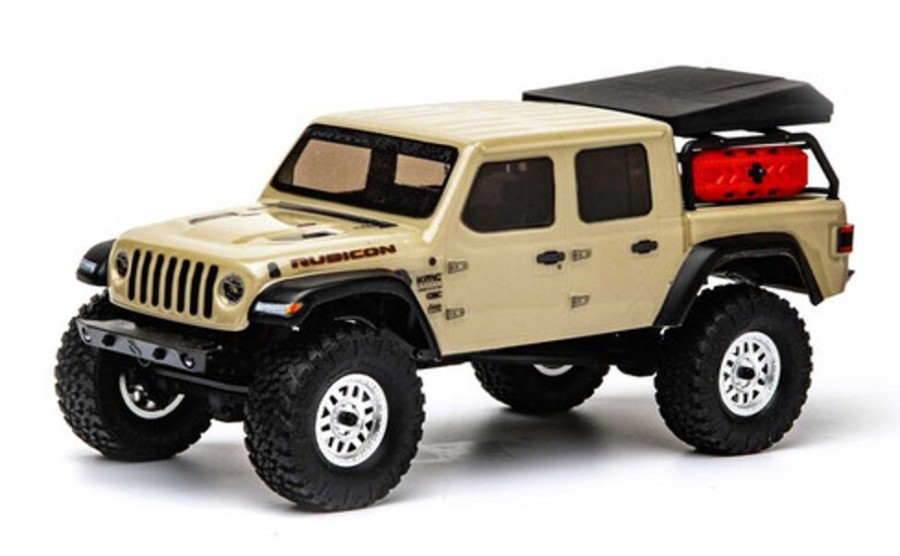 Cars/Tanks Axial Axial 1/24 Scx24 Jeep Jt Gladiator 4Wd Rock Crawler Brushed Rtr (Beige)