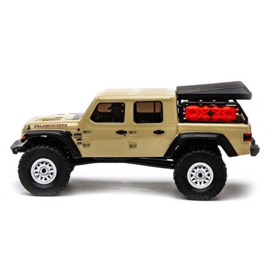 Cars/Tanks Axial Axial 1/24 Scx24 Jeep Jt Gladiator 4Wd Rock Crawler Brushed Rtr (Beige)