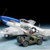 Aircraft | Model & Die-Cast Tamiya Tamiya 25205 Us Na P-51D Mustang W/1/4 4X4 Light Vehicle