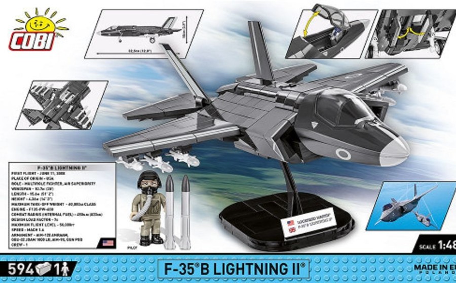 Model & Die-Cast Cobi Cobi-5830 | Armed Forces /5830/ F-35B Lightning Ii (Raf) 550