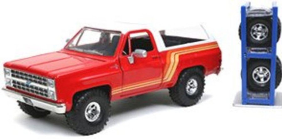 Model & Die-Cast JADA Jada 1/24 1980 Chevy Blazer Red / White [32308]