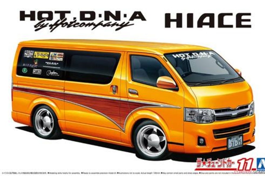 Cars | Model & Die-Cast Aoshima Aoshima - 1/24 Hotcompany Trh200V Hiace `12 (Toyota)