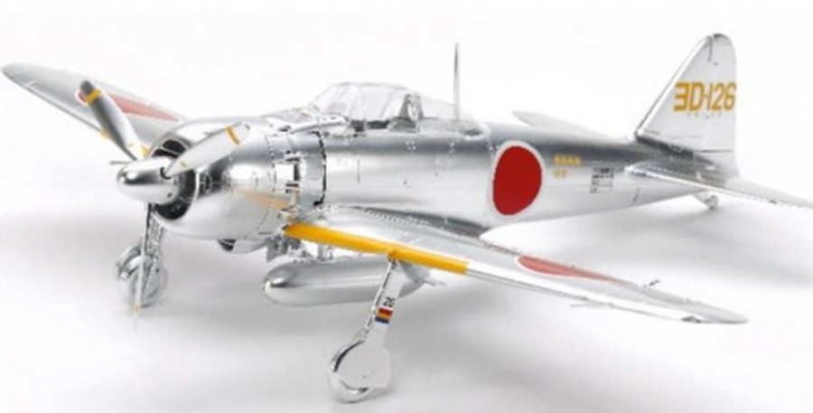 Aircraft | Model & Die-Cast Tamiya Tamiya - 1/48 Mitsubishi A6M5/5A (Zeke) Zero Fighter Silver Plated Plastic Model Kit [10317]