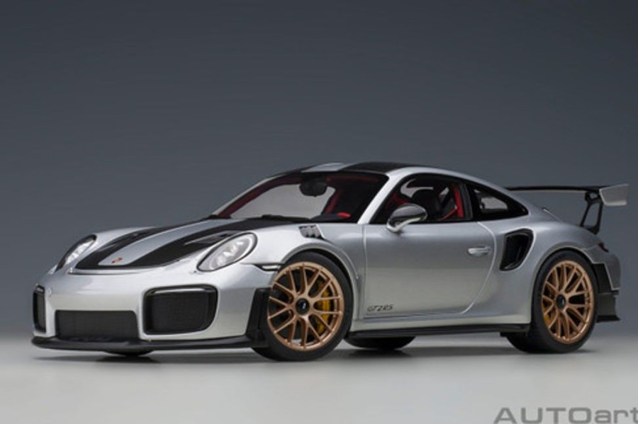 Model & Die-Cast AUTOart Autoart 78174 1/18 Porsche 911 (991.2) Gt2 Rs Weissach Package (Gt Silver)