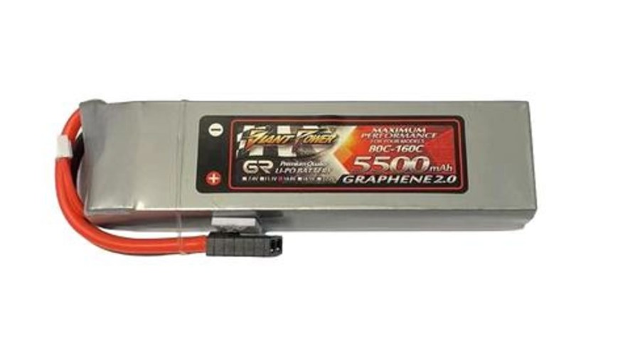 Lithium Polymer Batteries | Batt/Charger Giant Power Giant Power 4S 14.8V 5500Mah 80C Li-Po W/ Traxxas-Plug