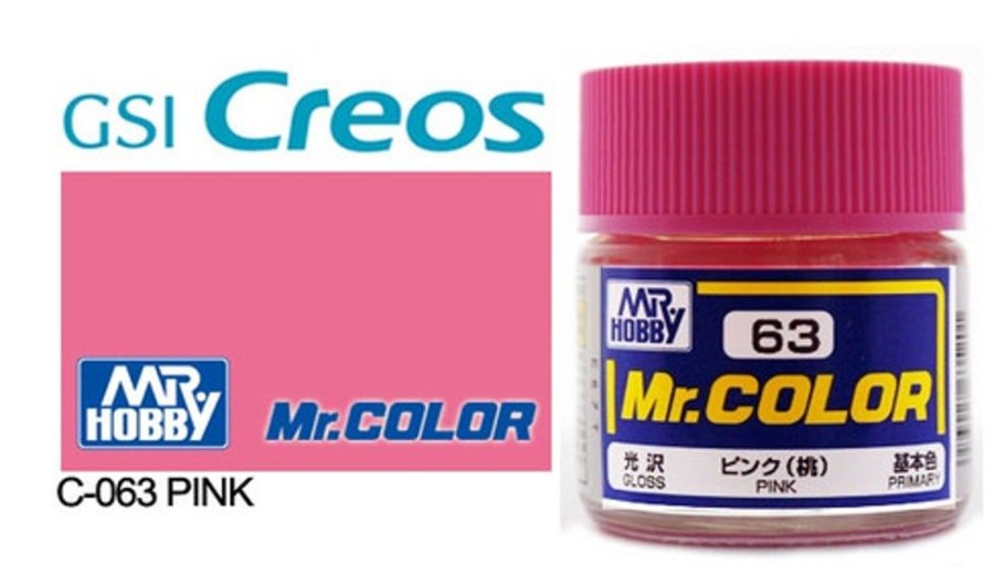 Mr. Hobby Paint | Accessories Mr Hobby Gunze - C063 Mr Color Gloss Pink