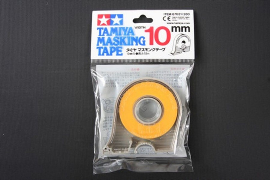 Accessories Tamiya Tamiya 10Mm Masking Tape W/Cutter Box [87031]