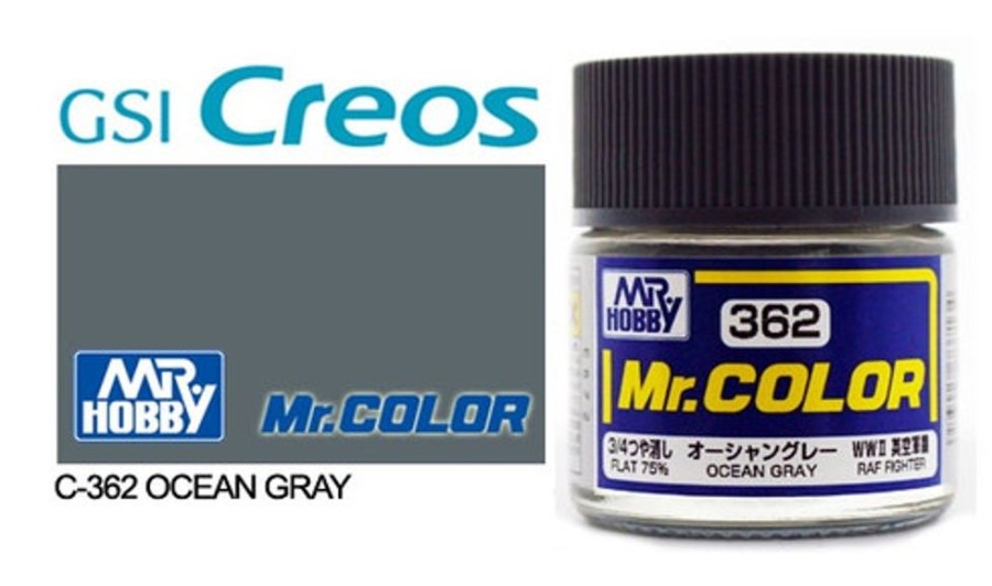 Mr. Hobby Paint | Accessories Mr Hobby Gunze - C362 Mr Color Raf Ocean Grey