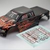 Rc Car Shell & Accessories | Parts KillerBody Killer Body Rubik 1/10 Electric Monster Truck Flame Pattern (Printed)