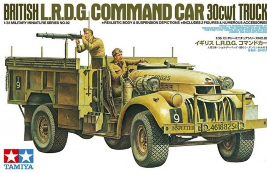 Military | Model & Die-Cast Tamiya Tamiya - 1/35 British L.R.D.G. Chevrolet Plastic Model Kit [35092]