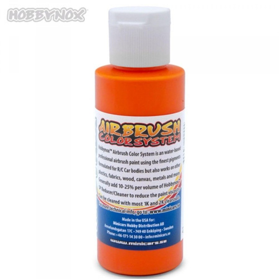 Hobbynox Paint | Accessories Hobbynox Hobbynox - Airbrush Color Neon Flame Orange 60Ml