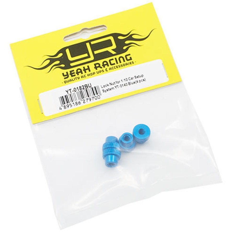 Accessories Yeah Racing Yeah Racing Car Setup System Lock Nut For Yt-0140 Blue