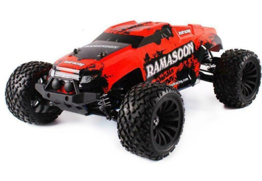 Off-Road | Cars/Tanks BSD Bsd Bs916T Ramasoon 1/10 4Wd Brushed Rtr Monster Truck Orange Colour W/ E3 1.2A Li-Po Charger