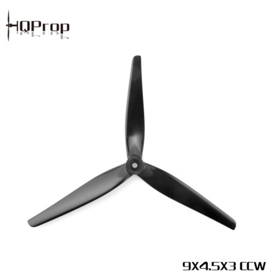 Propellers | Parts HQProp Hqprop Macroquad 9X4.5X3 Black-Glass Fiber Reinforced Nylon