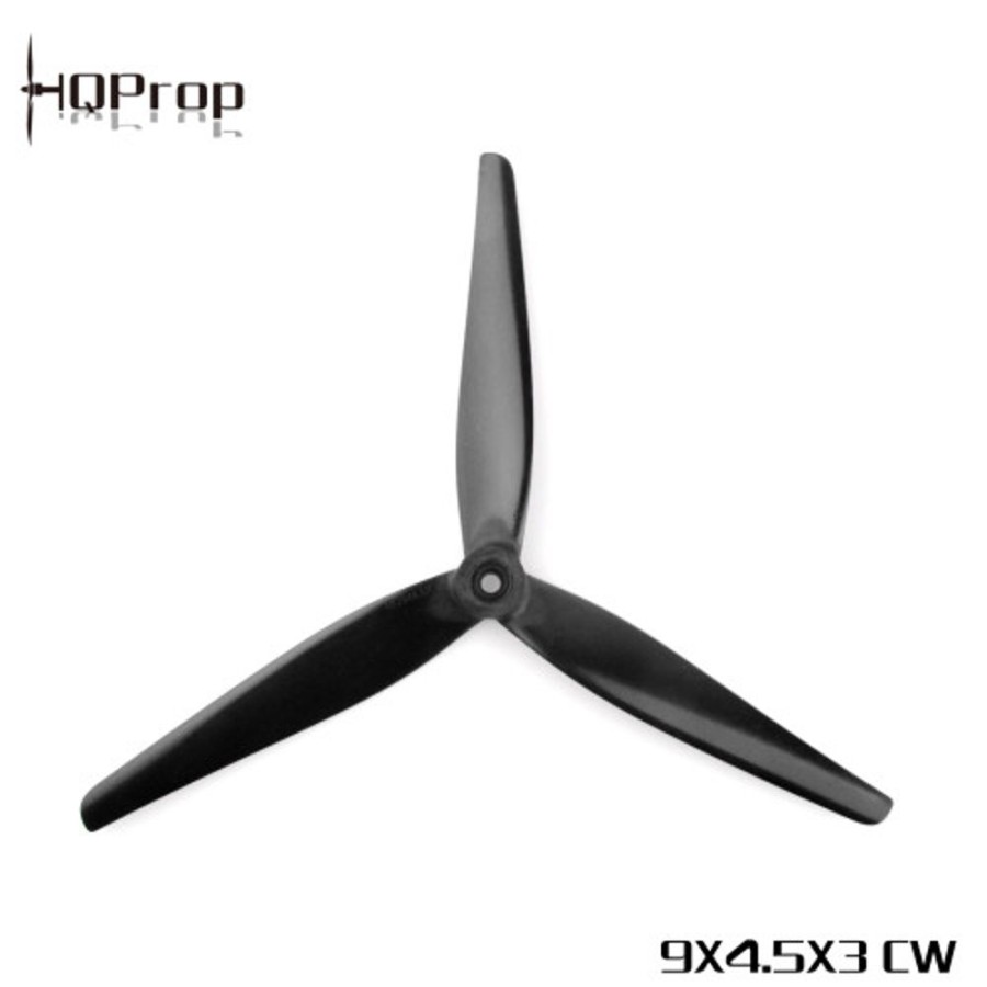 Propellers | Parts HQProp Hqprop Macroquad 9X4.5X3 Black-Glass Fiber Reinforced Nylon