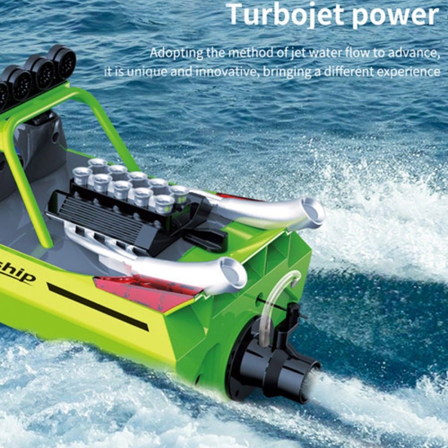 Boats TYXIN Tx725 Rc Jet Boat Turbojet Pump -Green