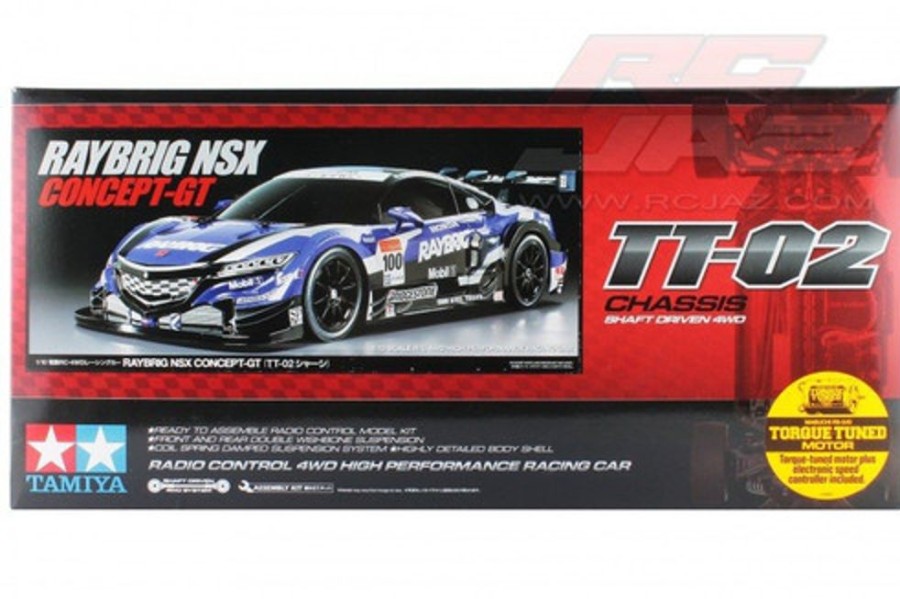 On Road | Cars/Tanks Tamiya Tamiya Tt-02 | 1/10 Raybrig Nsx Concept-Gt [58599]