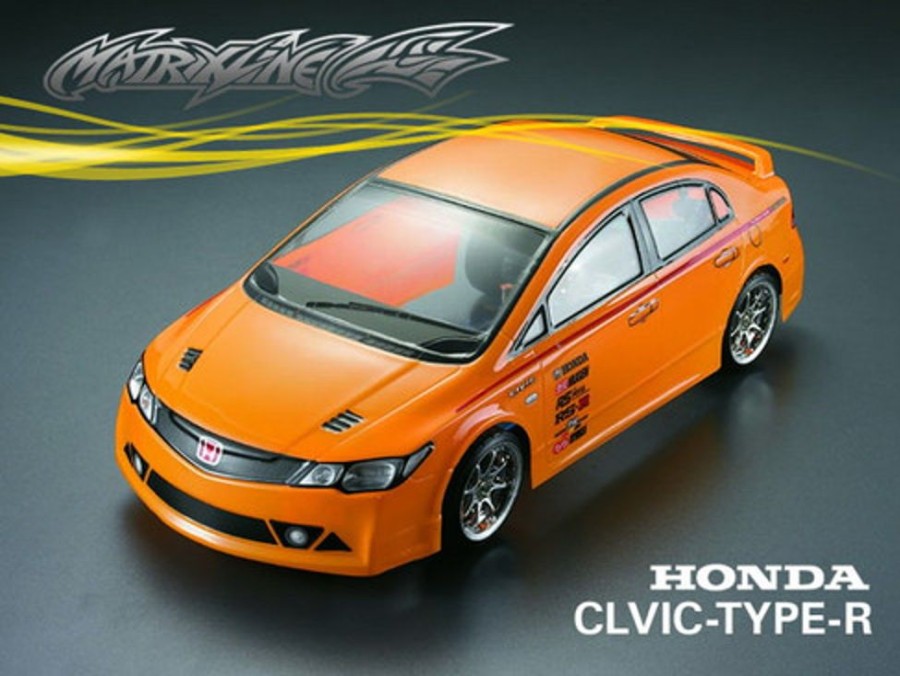 Rc Car Shell & Accessories | Parts Matrixline Honda Clvic-Type-R Fd2