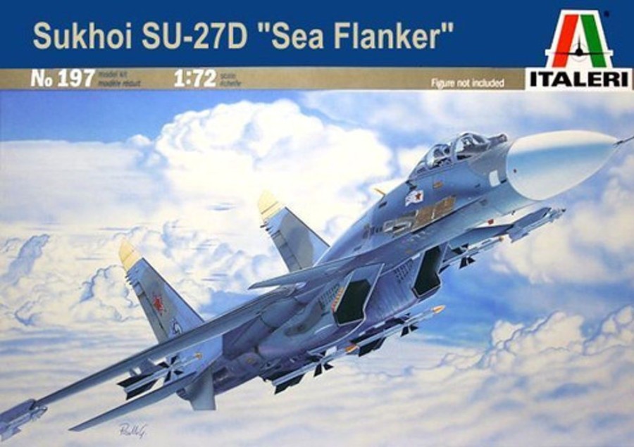 Aircraft | Model & Die-Cast Italeri Italeri - 1/72 Su-27D Sea Flanker Plastic Model Kit [1-197]