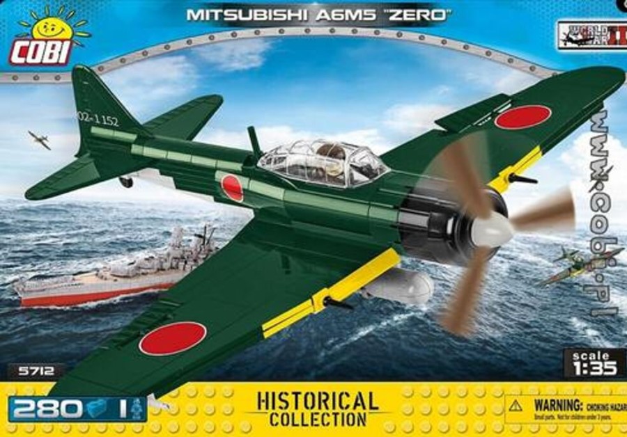 Model & Die-Cast Cobi Cobi - Ww2 - Mitsubishi A6M5 Zero 280Pcs