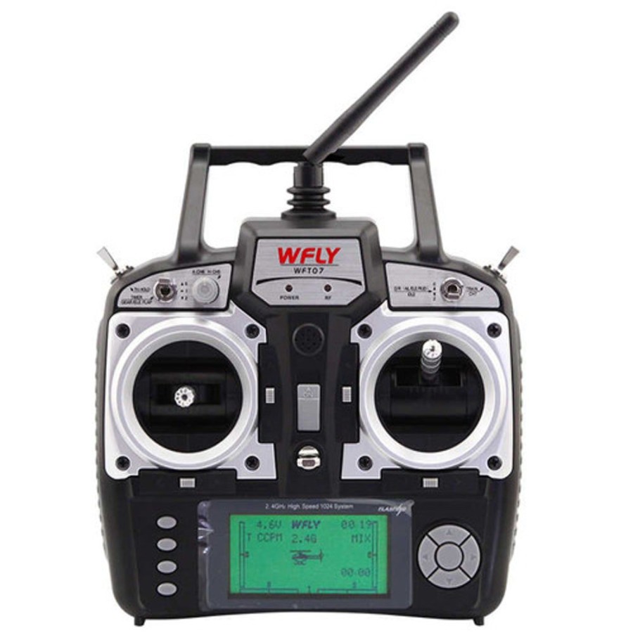 Wfly | Electronics WFly 2.4G Wfly 7Ch Wft07 Radio Transmitter+Wfr07S 2.4G Receiver+Simulation Cable