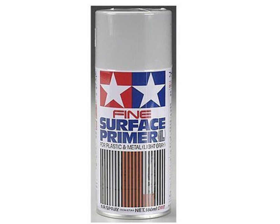 Thinner, Cleaner & Other | Accessories Tamiya Tamiya Fine Surface Primer L Light Grey [87064]