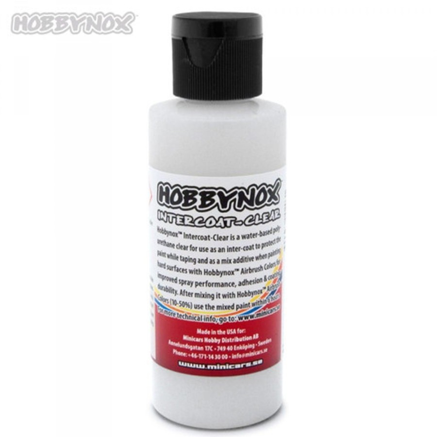 Hobbynox Paint | Accessories Hobbynox Hobbynox - Airbrush Color Intercoat-Clear 2-In-1 Cover Coat 60Ml