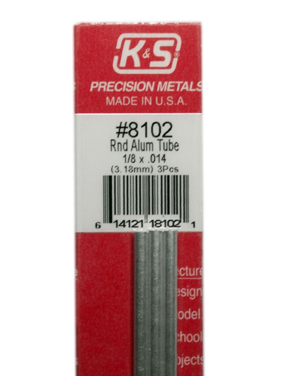 Aluminium | Accessories K&S K&S Aluminium Tube 1/8" X 12" #8102