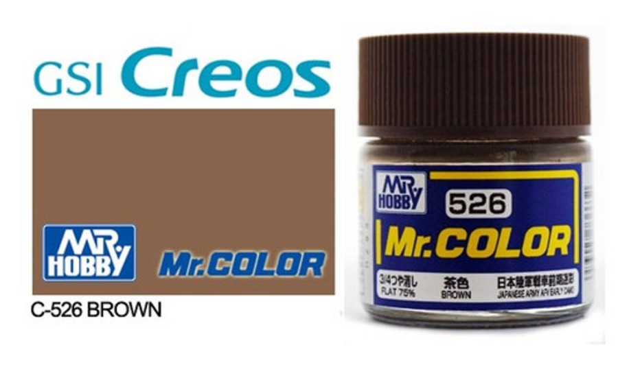 Mr. Hobby Paint | Accessories Mr Hobby Gunze - C526 Mr Color Brown